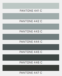 Pantone Grays